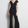 Elie Tahari Chain Side Slit Jumpsuit 2 Elie Tahari Chain Side Slit Jumpsuit -Elie Tahari Sales 2023 ER087622 BLACK 1HERO 2491
