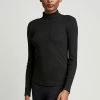 Mock Neck Long Sleeve Ribbed Knit -Elie Tahari Sales 2023 ETR14113 BLACK 1HERO 0002 23f7661a 2d0e 441e a8f9 c33d2b96055c