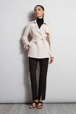Silk Trench Jacket -Elie Tahari Sales 2023 ETR21253 PDP 2019