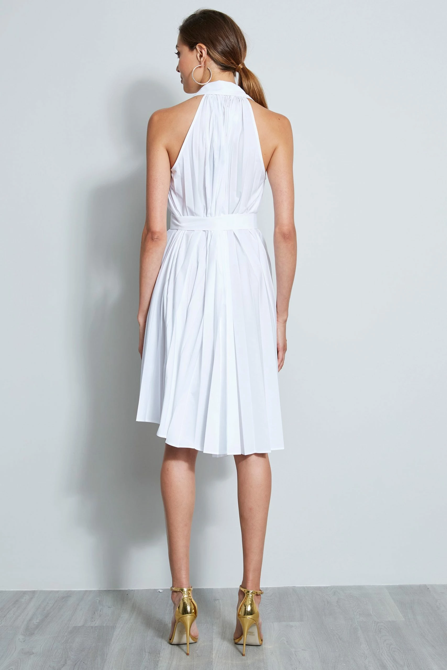 Pleated Shirt Dress 8 Pleated Shirt Dress - Image 6