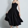 Sweetheart Midi Dress -Elie Tahari Sales 2023 ETR21317NOIR 1HERO 1116