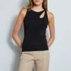 Cross Strap Sweater Tank