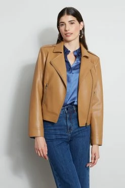Vegan Leather Moto Jacket