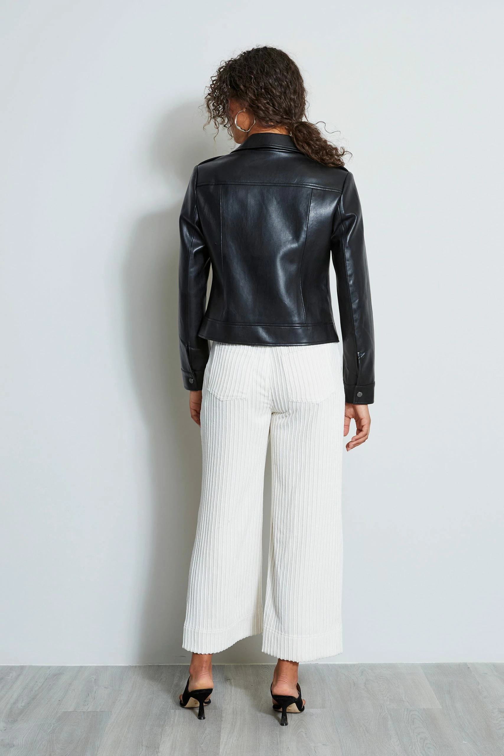 Vegan Leather Moto Jacket 5 Vegan Leather Moto Jacket - Image 3