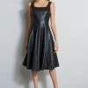 Laser Cut Vegan Dress -Elie Tahari Sales 2023 ETR22697 NOIR 1HERO 2369