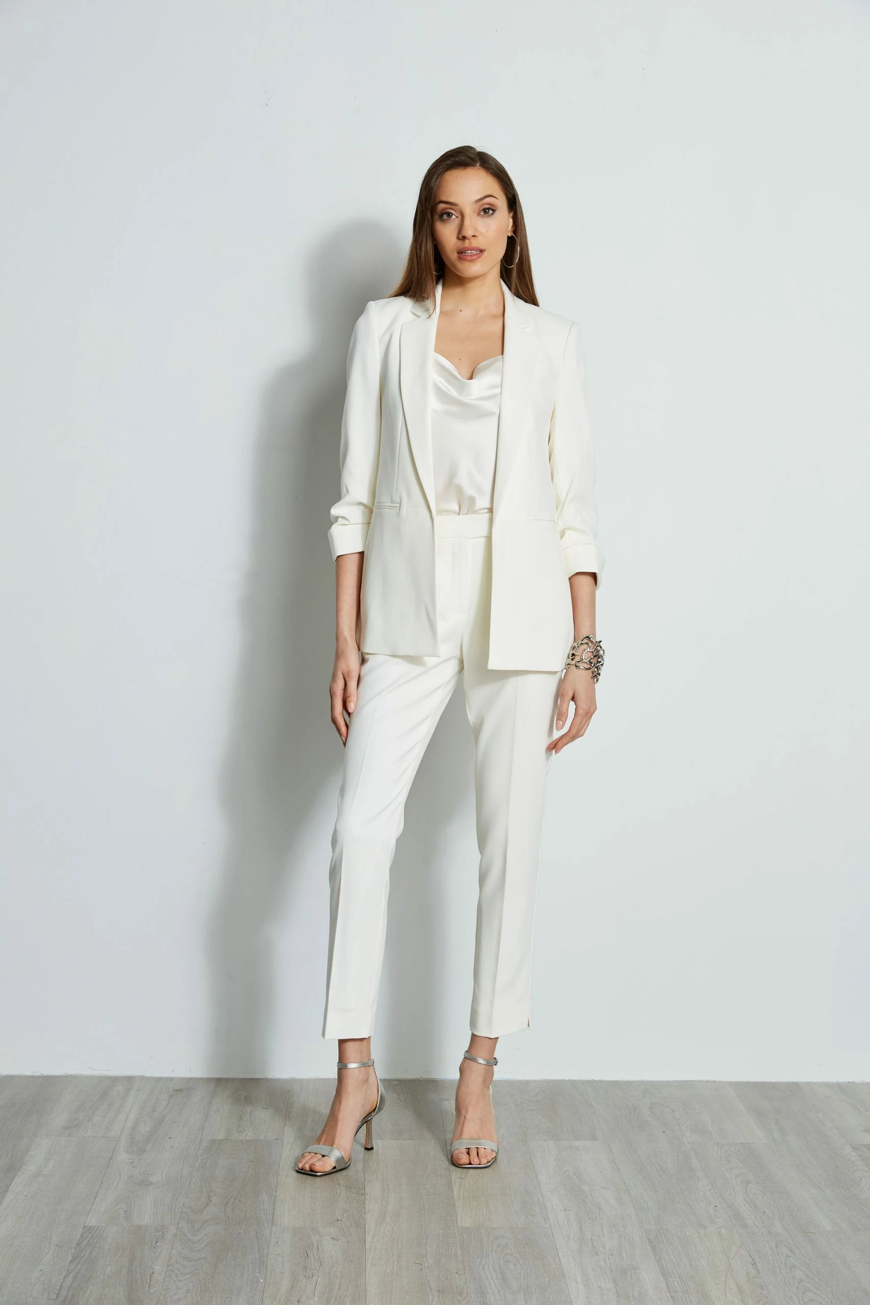 Ruched Sleeve Blazer 4 Ruched Sleeve Blazer - Image 2