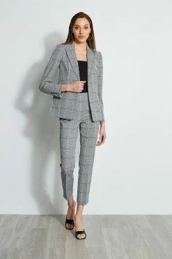 Plaid Ankle Pant -Elie Tahari Sales 2023 ETR31212 PLAID ETR31211 PLAID E65X2502 BLACK 1Hero 1089 2000x3000 ff886659 437d 4a08 bc2c 2e4624045f8c