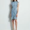 Silk Sun Printed Dress 1 Silk Sun Printed Dress -Elie Tahari Sales 2023 ETR31265 SUNBLUE 1hero 1208