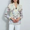 Summer Damask Printed Blazer