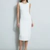 Crochet Knit Dress -Elie Tahari Sales 2023 ETR32137 SKYWHITE 1HERO 1000
