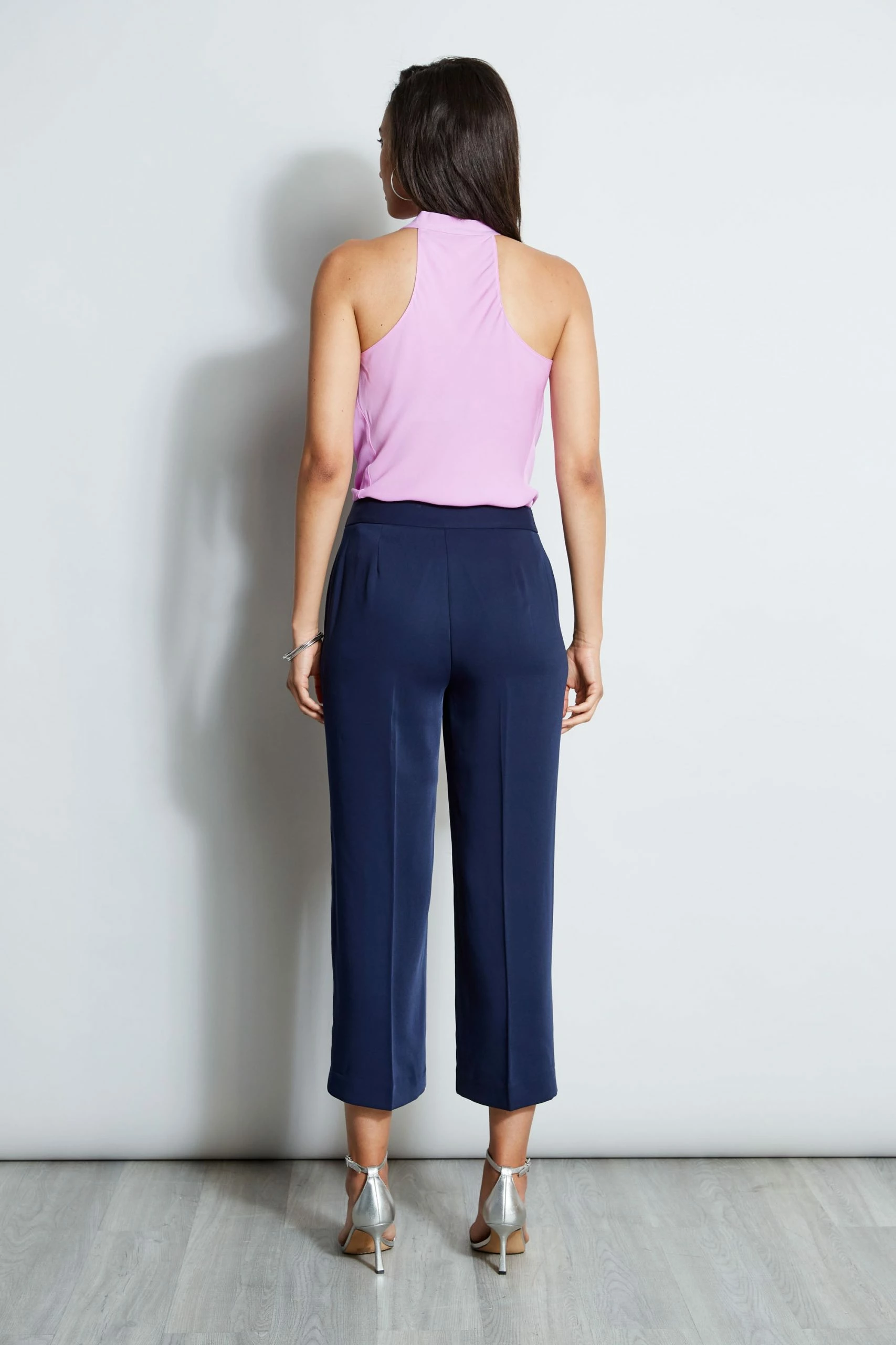 Cropped Wide Leg Belted Pant 7 Cropped Wide Leg Belted Pant - Image 5