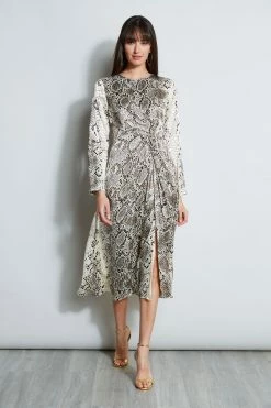 Burnout Silk Python Dress -Elie Tahari Sales 2023 ETR34129 BOABURNOUT 1Hero 1951