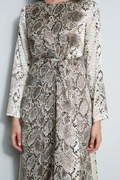 Burnout Silk Python Dress -Elie Tahari Sales 2023 ETR34129 BOABURNOUT 4styling 1969