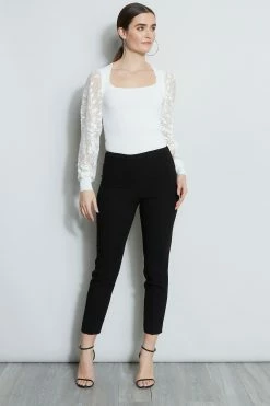 Elie Tahari Marcia Pant 21 Elie Tahari Marcia Pant -Elie Tahari Sales 2023 EU88720U BLACK 1HERO 010