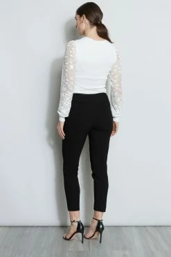 Elie Tahari Marcia Pant 22 Elie Tahari Marcia Pant -Elie Tahari Sales 2023 EU88720U BLACK 3BACK 026