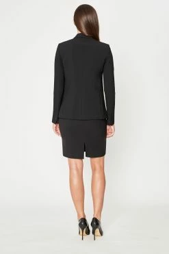 Elie Tahari Darcy Jacket -Elie Tahari Sales 2023 EU89T10U DARCYJACKET BLACK 3BACK 053