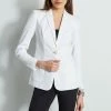 Elie Tahari Linen Blazer -Elie Tahari Sales 2023 EU8M020U BLACK E405K103 WHITE E65X2502 BLACK 2front 4161