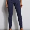 Elie Tahari Skinny Long Pant -Elie Tahari Sales 2023 EU8M020U NavyYard E207G513 Foam 2FRONT 3018
