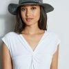 Lightweight Packable Sun Hat 2 Lightweight Packable Sun Hat -Elie Tahari Sales 2023 TC1914781 BLACKRINSEWASH 4styling 1918