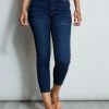 Tahari Mid-Rise Stretch Denim Ankle Jeans 2 Tahari Mid-Rise Stretch Denim Ankle Jeans -Elie Tahari Sales 2023 TC19C1475 FRENCHMENWASH 2front 1806