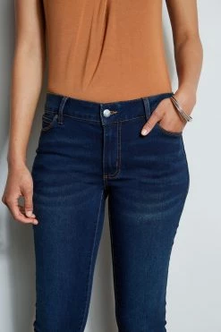 Tahari Mid-Rise Stretch Denim Ankle Jeans -Elie Tahari Sales 2023 TC19C1475 FRENCHMENWASH 2front 1817