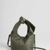 Elie Tahari Small Knot Leather Bag -Elie Tahari Sales 2023 W8R4H102 MOSS MAIN 101922 080