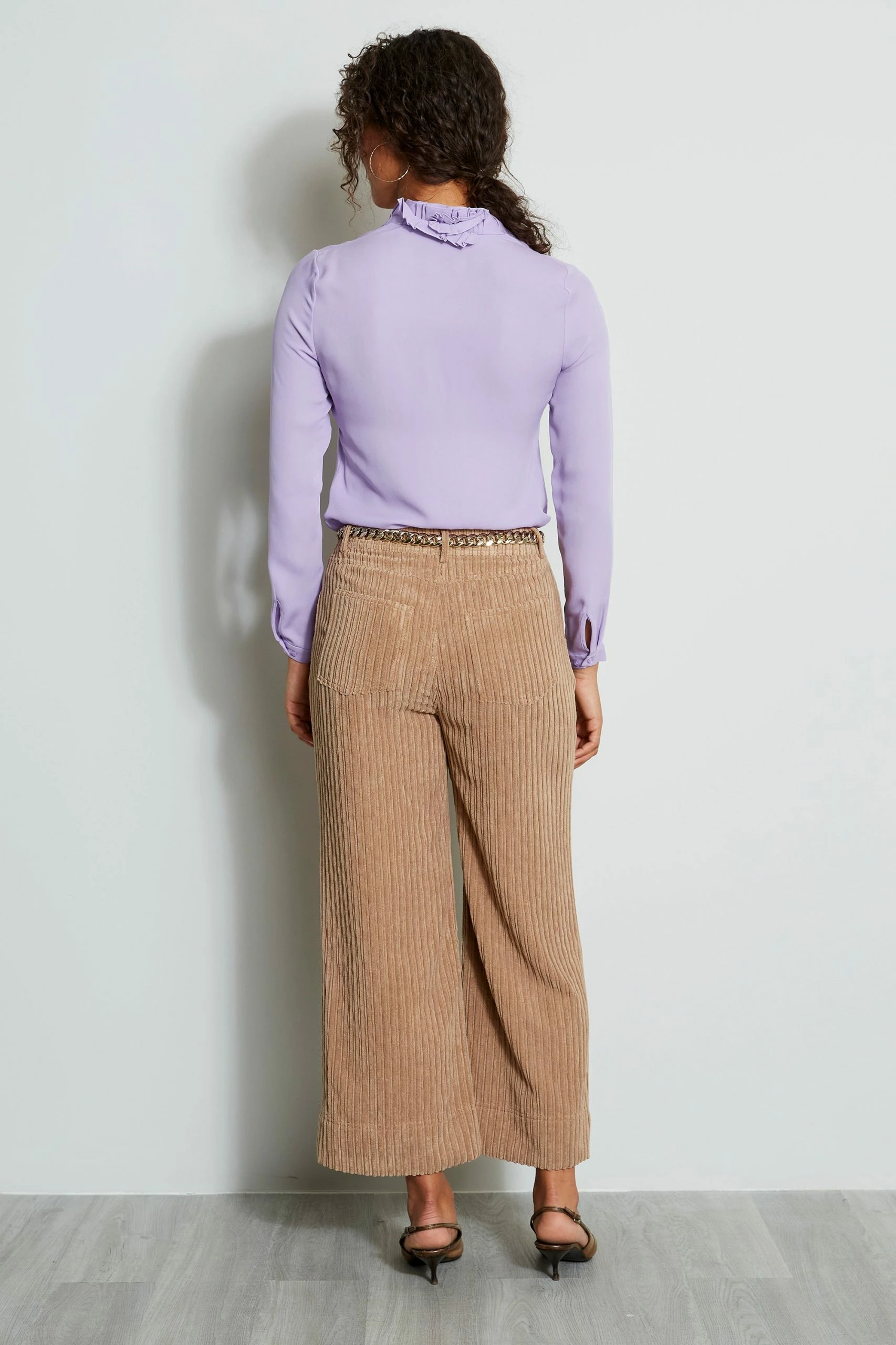 Elie Tahari Silk Ruffle Neck Shirt 6 Elie Tahari Silk Ruffle Neck Shirt - Image 4